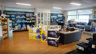 JC Pool Services Fairfield Pool Store Showroom